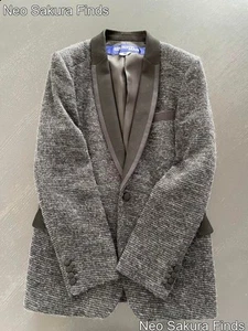 COMME des GARCONS JUNYA WATANABE MAN Mohair Wool Jacket Blouson Men's M - Picture 1 of 7