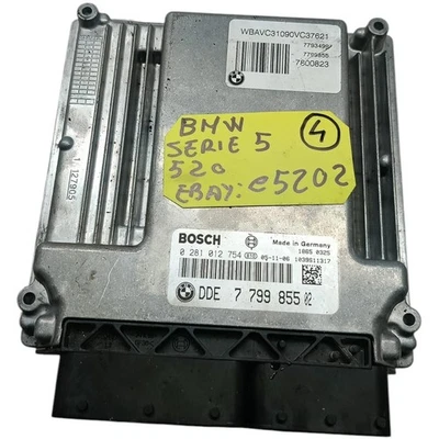 CENTRALINA MOTORE PER BMW Serie 5 E60 0281012754 Benzina 2.0 (03>10) - Immagine 1 di 4