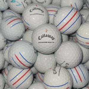 48 Callaway Triple Track Chrome Soft 4A Used Golf Balls AAAA Near Mint - Picture 1 of 6