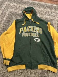 Green Bay Packers Herren XXL Full Zip Hoodie - Bild 1 von 5