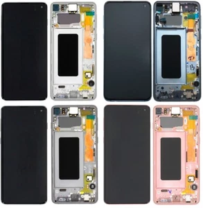 Digitalizador de pantalla LCD de repuesto para Samsung Galaxy S10 Plus (G975) con manchas de marco - Imagen 1 de 11