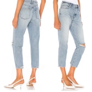 Current/Elliott The Vintage Cropped Slim Jeans Distress Women's Size 26 - Picture 1 of 17