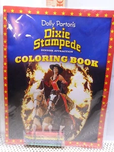 Libro da colorare Dolly Parton's Dixie Stampede mai aperto con pastelli - BRANSON - Foto 1 di 3