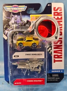 Micro Machines Transformers Chase Bumblebee & Megatron 2 Stück Neu - Bild 1 von 3