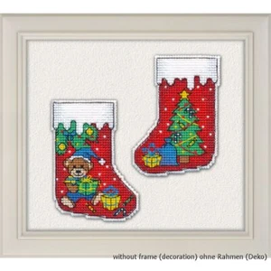 Oven Juego de punto de cruz "Bola de Navidad". Botas", patrón de conteo, 6,7x9cm - Imagen 1 de 1