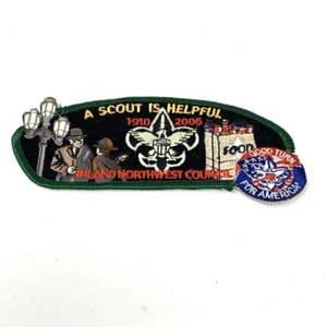 Inland Northwest Council CSP collectible A Scout is Helpful patch Boy Scouts NEW - Picture 1 of 3