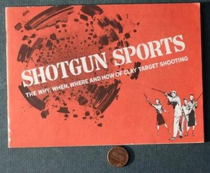 1959 Shotgun Sports Clay Target Shooting illustrated instructions booklet NICE-- - Picture 1 of 1