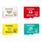 SanDisk 64GB 128GB 256GB 512GB Micro SD XC C10 Memory Card for Nintendo Switch