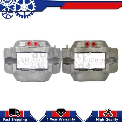 Pair Front Driver Passenger Brake Calipers Fits 1990 1991 1992 1993 Volvo 240 - Image 1 of 4