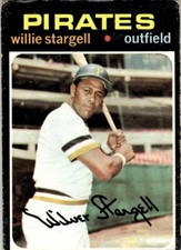 1971 Topps Baseball Willie Stargell Pittsburgh Pirates #230 G-VG