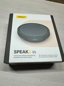 Jabra Speak2 55 Speakerphone Bluetooth - Wireless - Wired -NEW ! - Foto 1 di 4