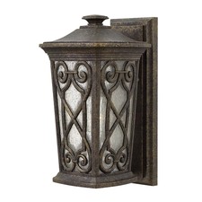 Lampada da esterno lampada da parete lanterna alluminio vetro H 35,8 cm 1 fiamma IP44 lampada da cortile