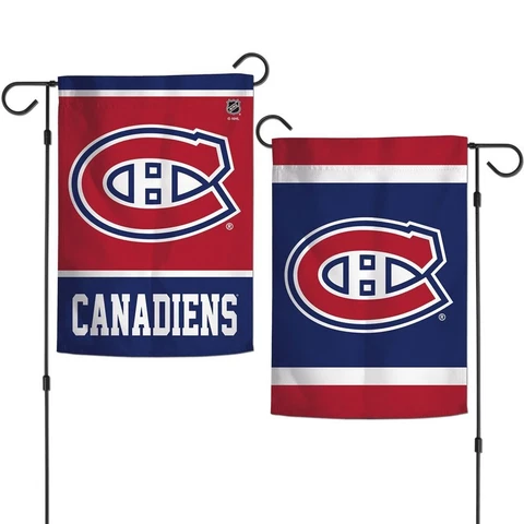 MONTREAL CANADIENS 12"X18" 2 SIDED GARDEN FLAG NEW WINCRAFT 👀🏒 Cover