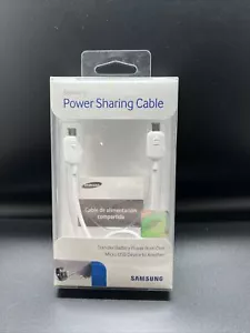 Samsung USB Cable Power Sharing Micro-USB to Micro-USB Transfer Cable EP-SG900U - Picture 1 of 2