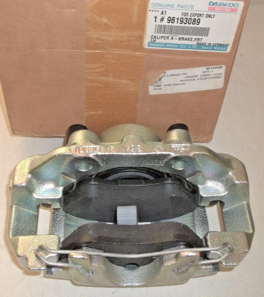 Суппорт переднего тормоза, слева - 96193089 - Daewoo Lanos - Изображение 1 из 1