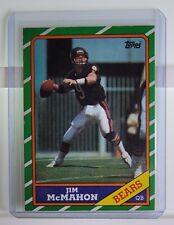 Jim McMahon Base Card 1986 Topps Chewing Gum Football NFL Card No. 10
