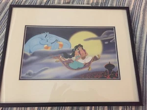 ALADDIN 2004 SPECIAL EDITION LITHOGRAPH MADE BY DISNEY 900 MADE! - Picture 1 of 2