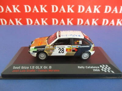 Die cast 1/43 Modellino Auto Seat Ibiza 1.5 GLX Gr.B Rally Catalunya 1986 Grana - Immagine 1 di 4