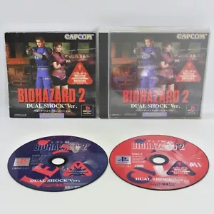 BIOHAZARD 2 DUAL SHOCK Ver. PS1 Playstation For JP System d069 p1 - Picture 1 of 10