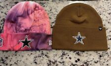 Carhartt '47  and New Era Tie Dye Beanie Dallas Cowboys NFL Adult Knit Hat Caps