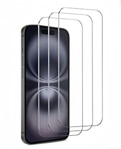Film Vitre Verre Trempé Pour Iphone 16 /16 PRO/16 PLUS/ 16 PRO MAX - Picture 1 of 7
