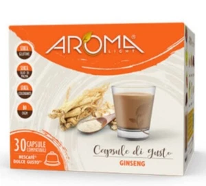 90 CAPSULE GINSENG AROMA LIGHT COMPATIBILE CON DOLCE GUSTO - Foto 1 di 1