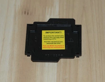 FOXCONN LGA2011-3 LGA2011-V3 CPU SOCKET COVER ,ORIGINAL -YELOW - Image 1 of 3