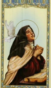 *Holy Card-"St. Teresa's Bookmark (St Teresa of Avila)- {R-S's) - Picture 1 of 2