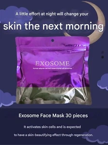 Hardies Exosome Aging Care Face Mask Pack Moisturizing 30sheet Made in Japan - Picture 1 of 4