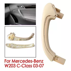 Right Interior Front Door Pull Handle Beige For Mercedes W203 C230 C240 C280 RH - Picture 1 of 7