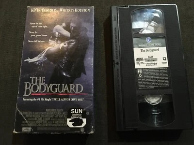 The Bodyguard -- Kevin Costner, Whitney Houston (VHS) VHS  Foto 1 de 2