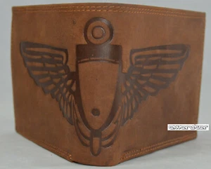 5601 Männer Hochwertige Geldbörse Geldbeutel Portemonnaie Leder Adler Prägung - Picture 1 of 7
