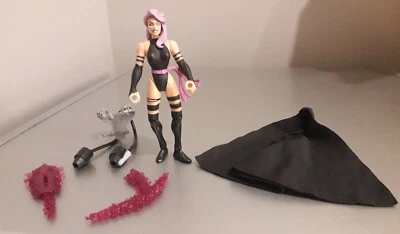 Raro X-MEN Ninja Force Psylocke con espada de poder extensible figura de 5" 1996 Marvel Foto 1 de 4