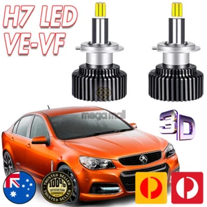 H7 LED Headlights Low Beam Philips 6500k For Holden VF VE SS SV6 HSV COMMODORE - Picture 1 of 5