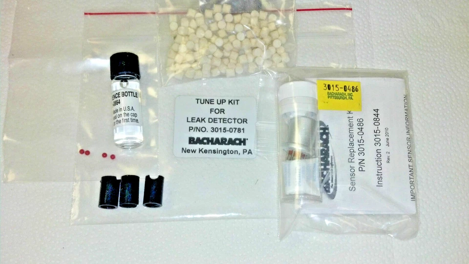 BACHARACH, DETECTOR DE FUGAS, H10PM, KIT DE PUESTA A PUNTO, PIEZA # 3015-0781 Foto 1 de 1