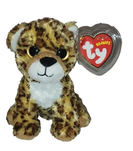 Ty Beanie Baby - SPOTTER Leopard (Big Eyes 2012 UK VERSION) 6" MWMTs Stuffed Toy - Picture 1 of 7