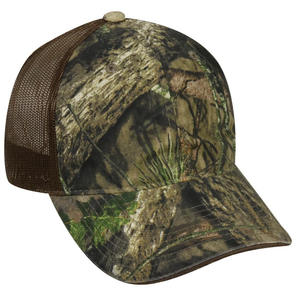 Mossy Oak Washed Camo Mesh Bk OPTIONS BreakUp Realtree Xtra  Hunting Hat Cap - Image 1 of 1