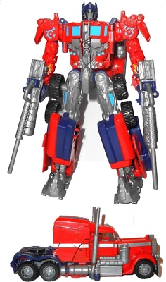 Transformers movie 2007 Target exclusive red OPTIMUS PRIME first strike complete - Image 1 of 4