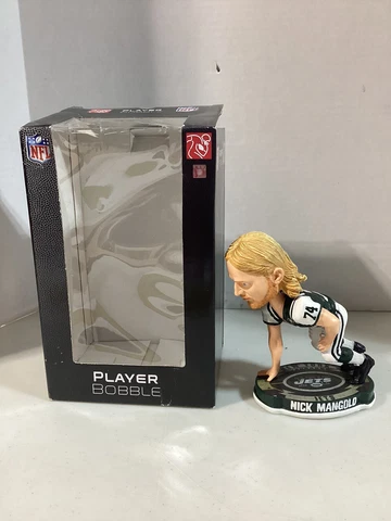 New York Jets Nick Mangold Action Bobblehead NFL Foco Cover