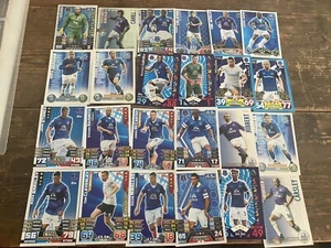 24 Everton Match Attax and Shootout Cards from 2006-2018. See Description - Picture 1 of 1