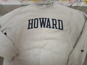 Sudadera Pullover Champion Tejido Inverso-Howard University-Grande-Gris-Pesada - Imagen 1 de 8