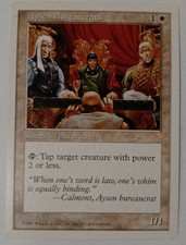MTG Aysen Bureaucrats Fifth Edition 9 Regular Common
