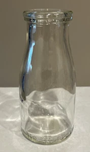 Vintage Glass Milk Bottle "Half Pint Liquid Reg Sealed LG 523-3 " Embossed 5.5" - Picture 1 of 12