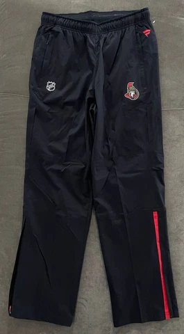 Fanatics Auth Pro NHL Ottawa Senators Locker Room Black Pants Men’s Size L NWOT Cover