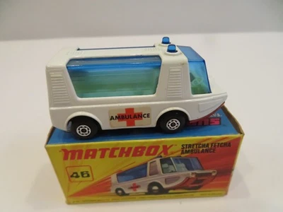 Vintage 1971 Matchbox 75 Series Lesney #46 Stretch Fetcha With Box - Image 1 of 4