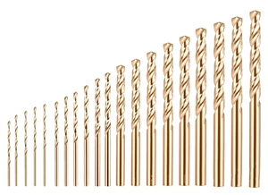 20 Pezzi 0.5-2.4Mm Punte Da Trapano Strumenti, Micro Punte HSS Ad Alta Velocit, - Foto 1 di 9