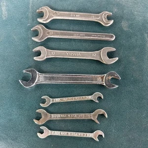 DIN 894 & DIN 895 (9) Wrenches, West Germany Vintage 13mm 10x13mm Yamaha 10x12mm - Picture 1 of 7