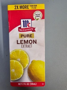 PACK de 3 extractos de limón puro McCormick, 2 fl oz - Imagen 1 de 1