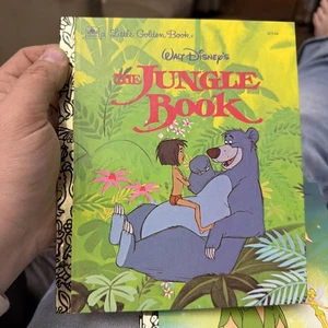 A Little Golden Book: Walt Disney's The Jungle Book #103-64 - Impreso 1967 - Imagen 1 de 6