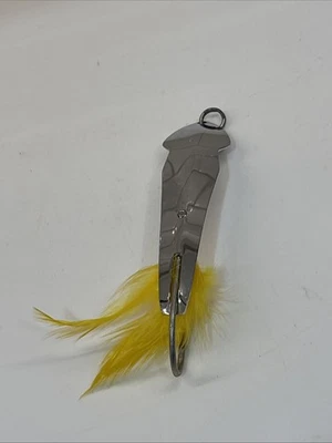 Vintage Tony Accetta Pet Spoon 17 Metal Musky Jig Saltwater Fishing Lure 5” - Image 1 of 4